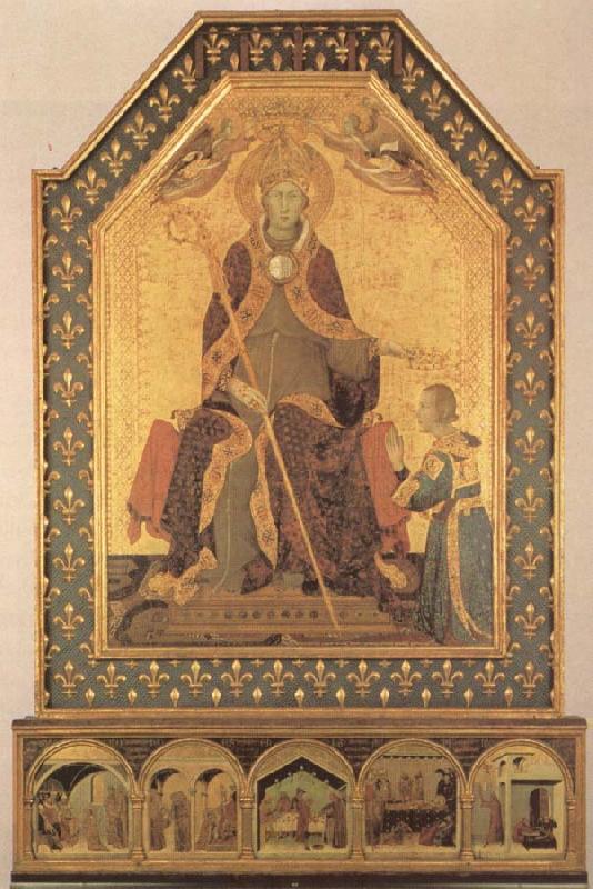 Simone Martini Lodewijk of Toulouse Crowns Robert of Anjou, King of Napels Sweden oil painting art